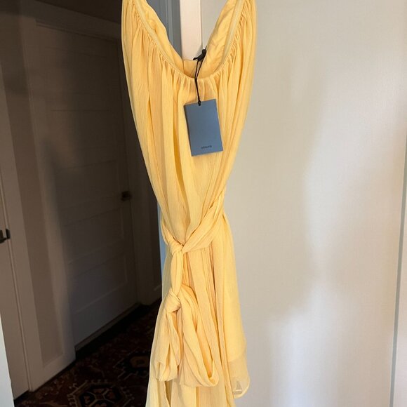 Revolve NBD Paradisco Mini Dress - Butter Yellow S - Picture 3 of 5